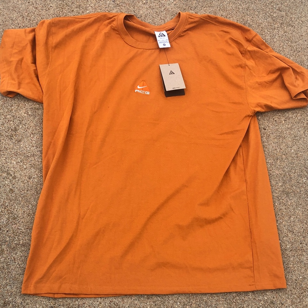 Nike ACG Orange Short Sleeve Tee - Men's